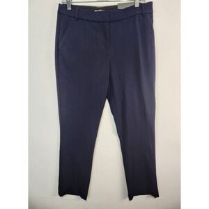 Maurices Women's Classic  Short Mide Rise Straight Dress Pants Navy Size 8